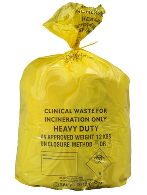 YELLOW CLINICAL SACKS 12kg