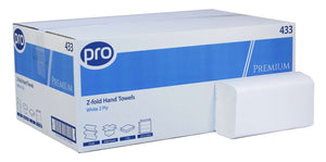 2 PLY WHITE Z-FOLD TOWEL