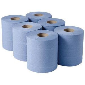 BLUE CENTREFEED PAPER 2PLY 150m