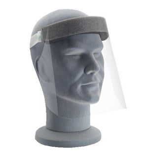 FACE VISOR WITH COMFORT BAND