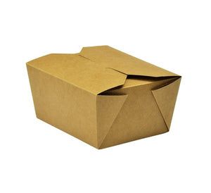 COMPOSTABLE KRAFT FOOD CONTAINER No1