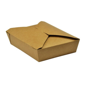 COMPOSTABLE KRAFT FOOD CONTAINER No2