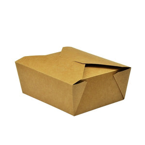 COMPOSTABLE KRAFT FOOD CONTAINER No8