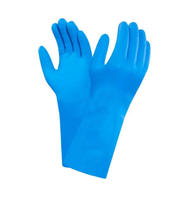 RUBBER GLOVES - BLUE