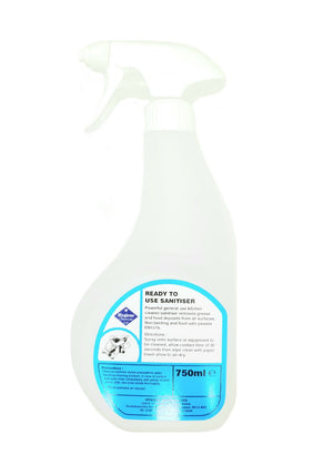 READY TO USE SANITISER 6 x 750ml