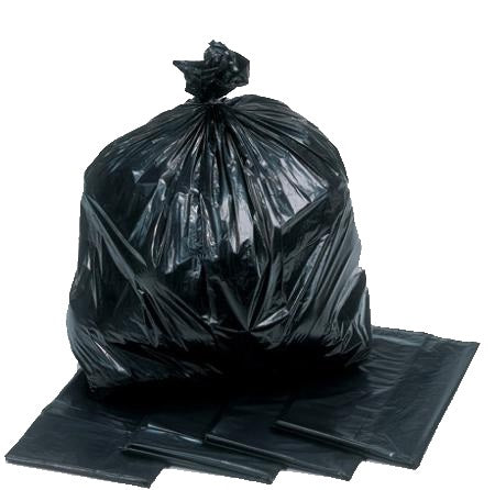 BLACK REFUSE SACK 10kg DIAMOND